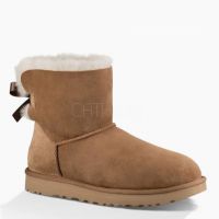 UGG MINI BAILEY BOW II BOOT "CHESTNUT"