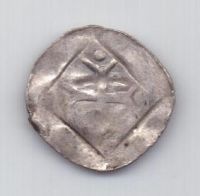 1 пфеннинг XIII века Крестоносцы Германия