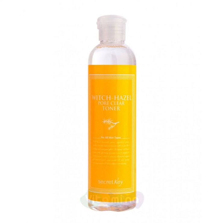 Secret Key Очищающий поры тонер с экстрактом гамамелиса WitchHazel Pore Clear Toner, 248 мл