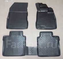 Коврики 3D в салон подходят для NISSAN Note, 2012->  П.Р. хетчбек, 4шт. (полиуретан)