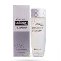 3W CLINIC Осветляющий софтнер для лица с коллагеном Collagen White Clear Softener , 150 мл