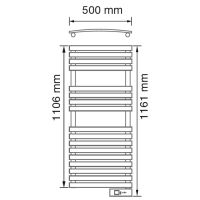 полотенцесушитель Rointe D Series 045, схема