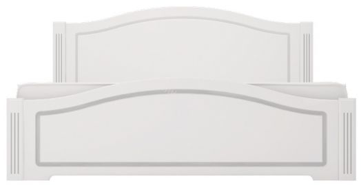 Кровать Виктория двойная 160*200 см с П/Мех. Белый глянец