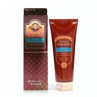 3W CLINIC Омолаживающая пенка для умывания с экстрактом плаценты Premium Placenta Clear Foam Cleansing, 180 мл