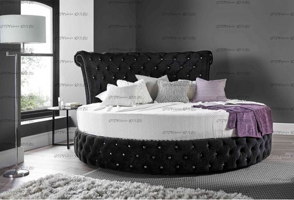 Кровать круглая Амстердам 1076.МО б/о