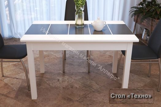 Стол Техно со стеклом 1100Х700