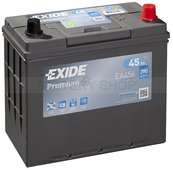 Exide Premium 45 Ah 390 A EA456