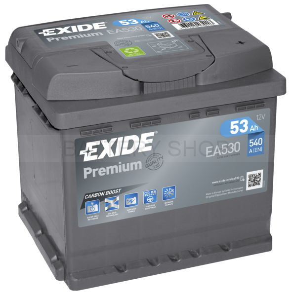 Exide Premium 53 Ah 540 A EA530