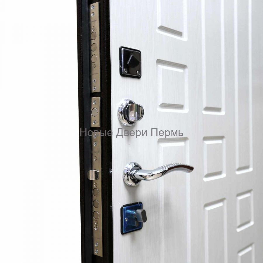 "БРИДЖ" Гарда  8мм. Белый ясень входная дверь в квартиру