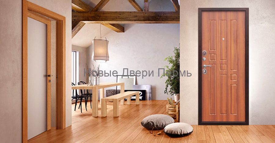 "БРИДЖ" 8мм. Дуб рустикальный входная дверь в квартиру