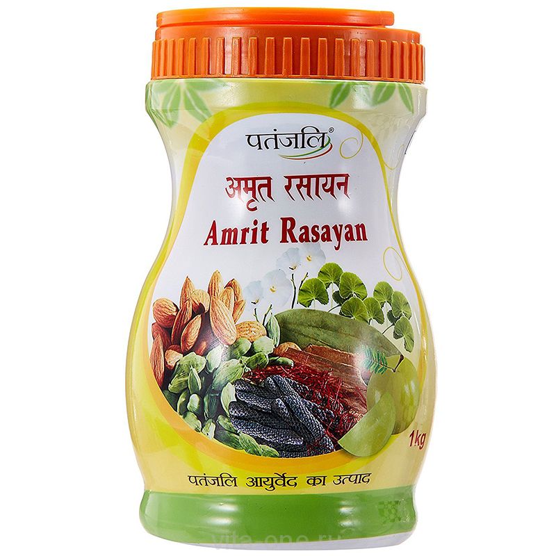Чаванпраш Chyawanprash Amrit Rasayan Patanjali (Амрит Расаян Патанджали) 1000 г