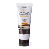 Petitfee Маска с вулканическим пеплом и морской солью Jeju Volcanic Clay Blackhead Mask