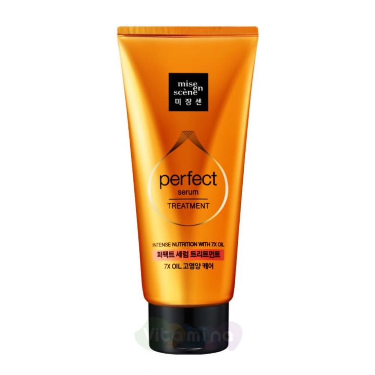 Mise En Scene Питательная маска с маслами для поврежденных волос Perfect Serum Treatment Pack, 330 мл