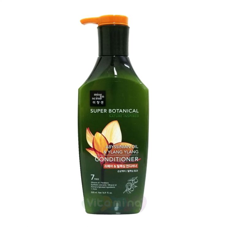Mise En Scene Восстанавливающий расслабляющий кондиционер Super Botanical Repair & Relaxing Conditioner, 500 мл