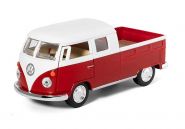 Машина Kinsmart инерционная 1963 Volkswagen Bus Double Cab Pickup 1:40