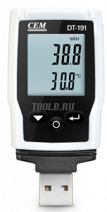 CEM DT-191A - измеритель-регистратор температуры и относительной влажности