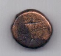 Обол 155-125 до н. э. Перисад IV Пантикапей Боспор