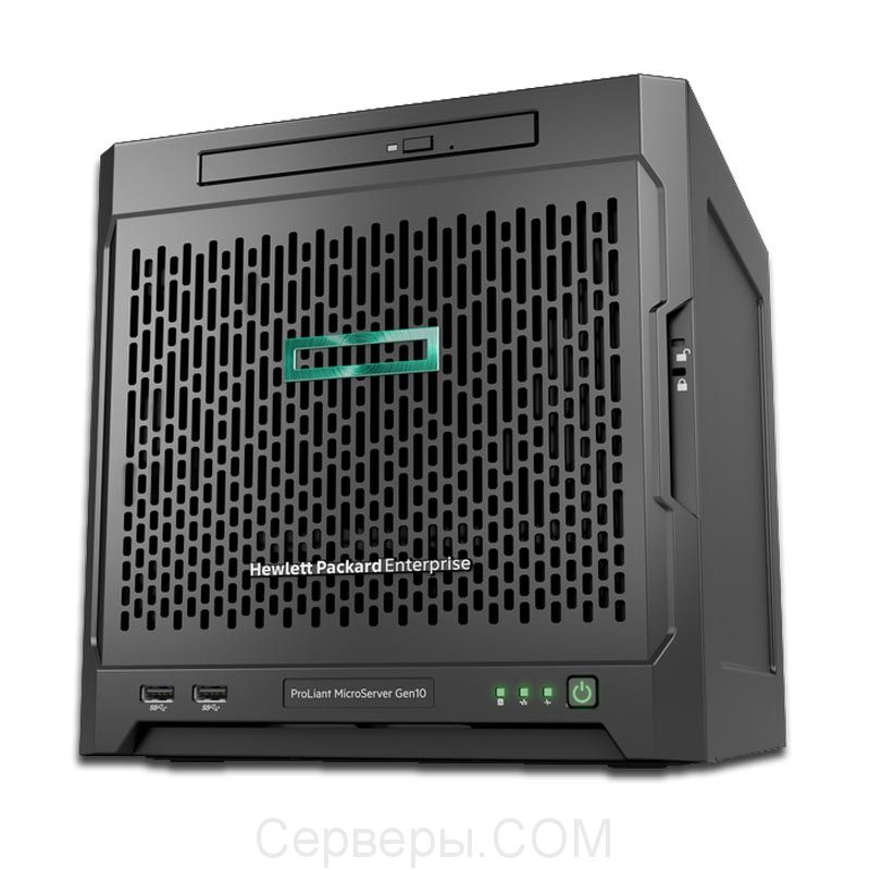 Сервер HP Enterprise MicroServer Gen10 3.5" Ultra Microtower, 873830-421