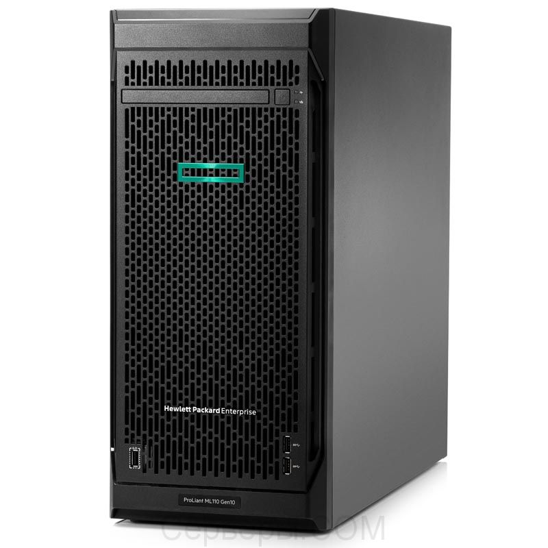 Сервер HP Enterprise ProLiant ML110 Gen10 3.5" Tower 4.5U, P10806-421