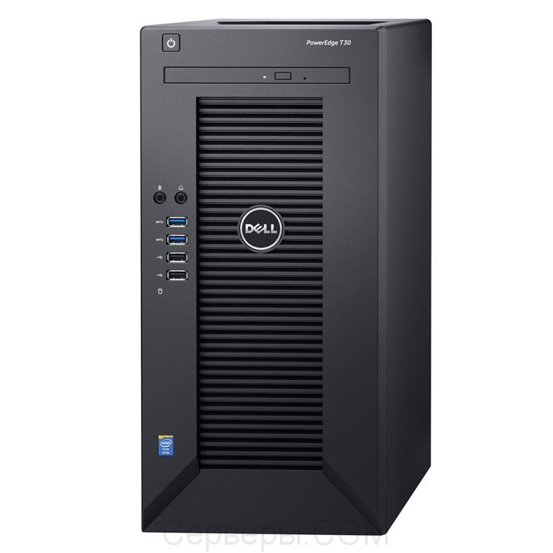 Сервер Dell PowerEdge T30 3.5" Minitower, 210-AKHI-4