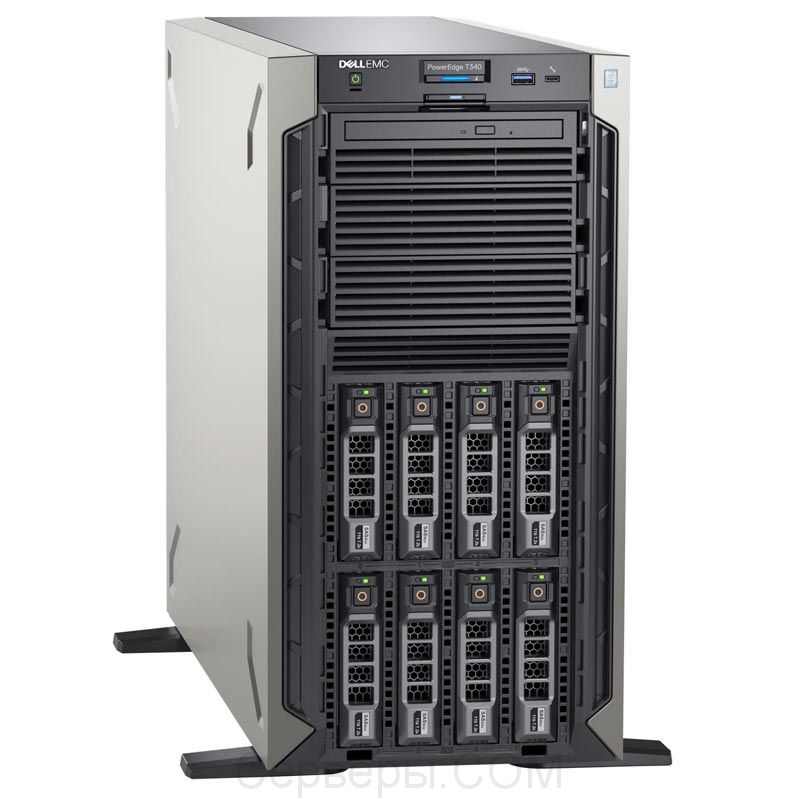 Сервер Dell PowerEdge T340 3.5" Tower, T340-4775-11