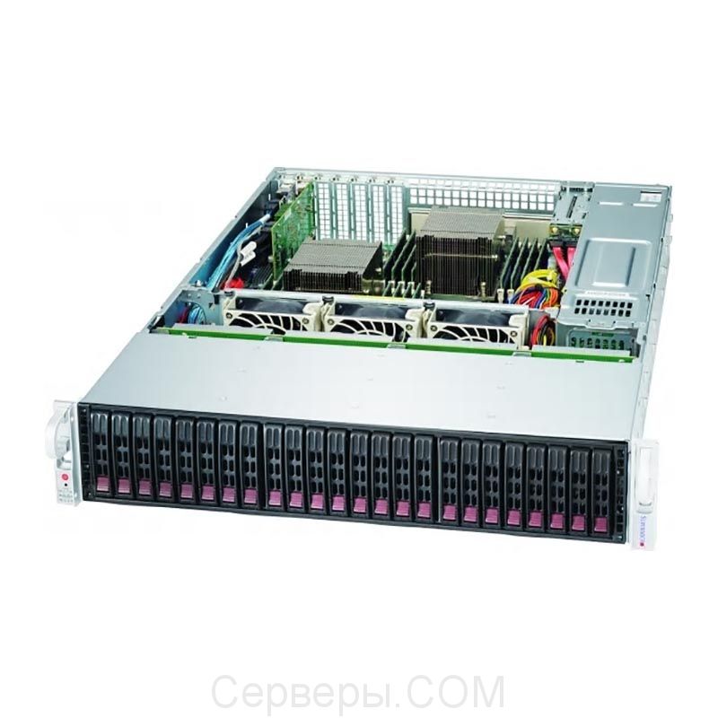 Корпус Supermicro SuperChassis 216BE1C4-R1K23LPB Rack 1200Вт Чёрный 2U, CSE-216BE1C4-R1K23LPB