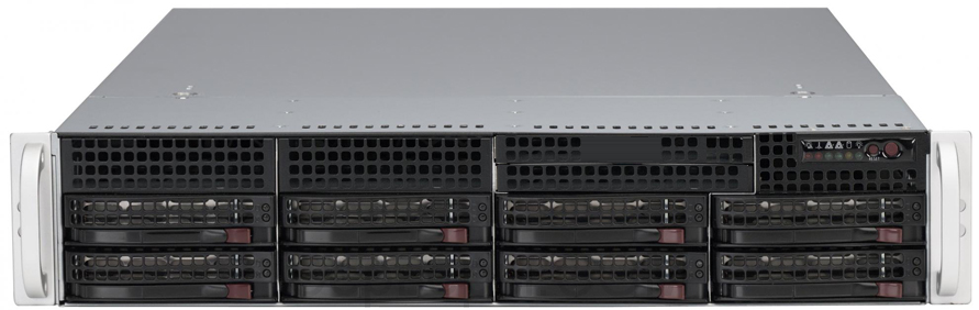 Серверная платформа Supermicro SuperServer 6028R-WTR 2U 2xLGA 2011v3 8x3.5", SYS-6028R-WTR