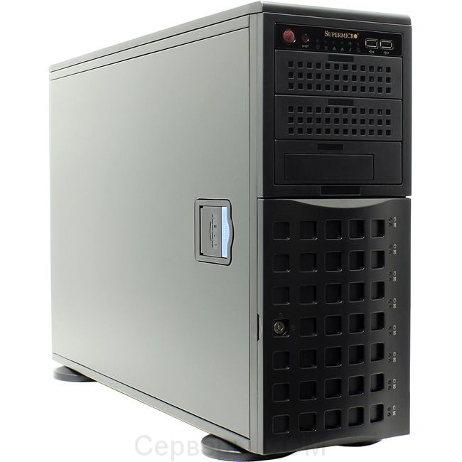 Корпус Supermicro SuperChassis 745TQ-R800B Full Tower 800Вт Чёрный, CSE-745TQ-R800B