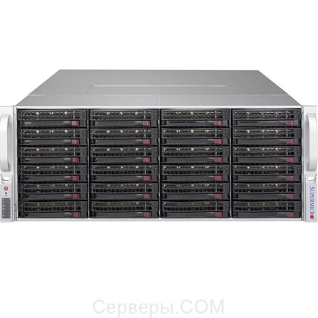 Корпус Supermicro SuperChassis 847BE1C-R1K28LPB Rack 1280Вт Чёрный 4U, CSE-847BE1C-R1K28LPB