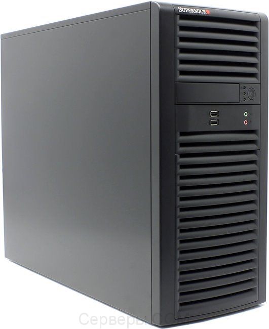 Корпус Supermicro SuperChassis 732D2-500B Miditower 500Вт Чёрный, CSE-732D2-500B