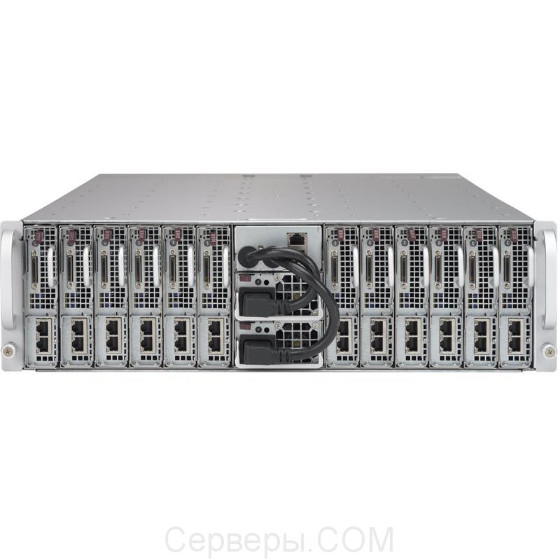 Серверная платформа Supermicro SuperServer 5039MS-H12TRF 3U 12xLGA 1151 24x3.5", SYS-5039MS-H12TRF