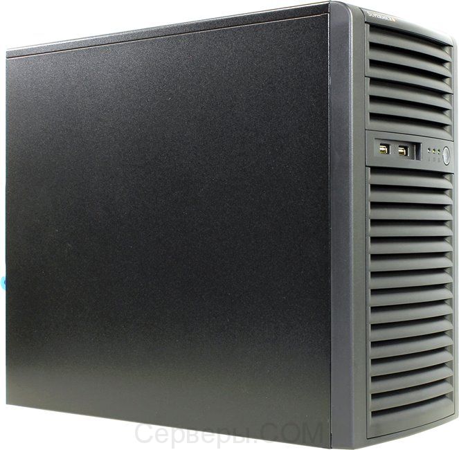 Корпус Supermicro SuperChassis 731i-300B Miditower 300Вт Чёрный, CSE-731I-300B