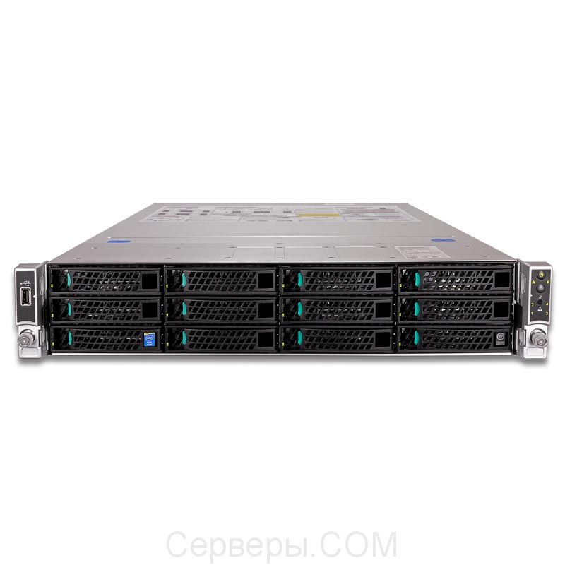 Серверная платформа Intel Wolf Pass 2U 2xLGA 3647 12x3.5", R2312WFTZS