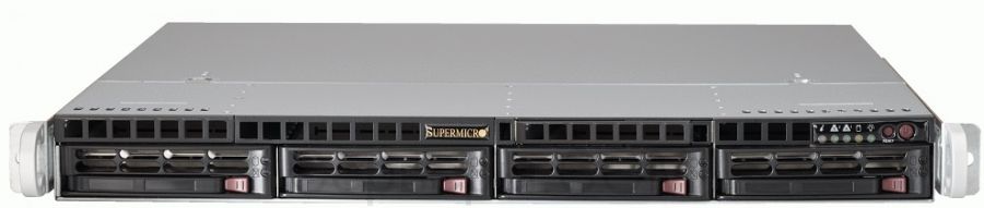 Серверная платформа Supermicro SuperServer 6018R-TDW 1U 2xLGA 2011v3 4x3.5", SYS-6018R-TDW