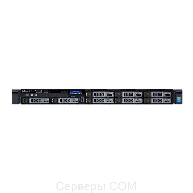 Сервер Dell PowerEdge R330 2.5" Rack 1U, 210-AFEV-59