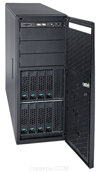 Корпус Intel Union Peak P4000M Tower/Rack 550Вт Чёрный 4U, P4308XXMHEN