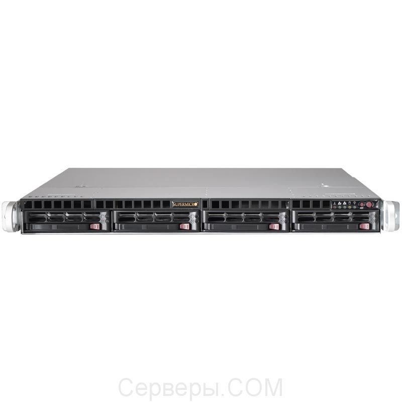 Корпус Supermicro SuperChassis 813MF2TQC-R608CB Rack 600Вт Чёрный 1U, CSE-813MF2TQC-R608CB