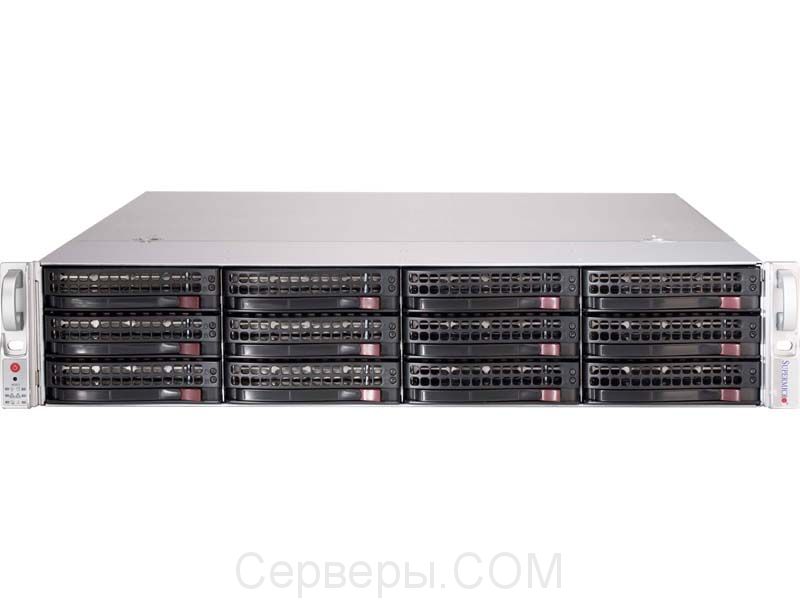 Корпус Supermicro SuperChassis 826BE2C-R741JBOD Rack 740Вт Чёрный 2U, CSE-826BE2C-R741JBOD