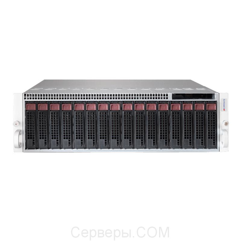 Серверная платформа Supermicro SuperServer 5039MS-H8TRF 3U 8xLGA 1151 16x3.5", SYS-5039MS-H8TRF