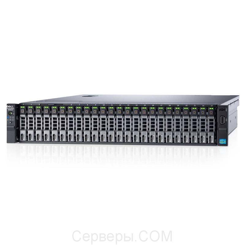 Сервер Dell PowerEdge R730XD 2.5" Rack 2U, 210-ADBC-148