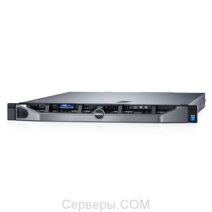 Сервер Dell PowerEdge R330 3.5" Rack 1U, 210-AFEV/044