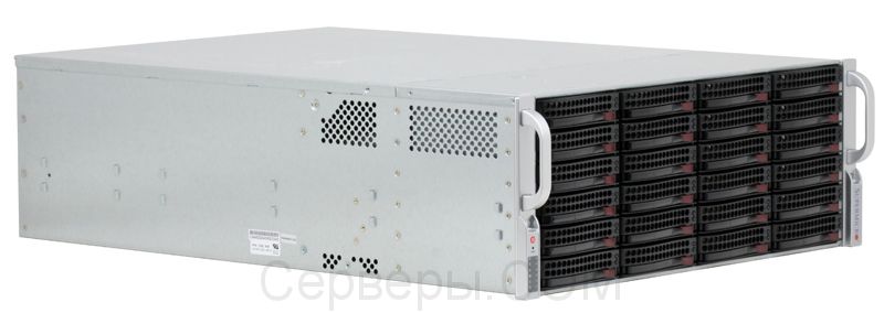 Корпус Supermicro SuperChassis 846TQ-R900B Rack 900Вт Чёрный 4U, CSE-846TQ-R900B