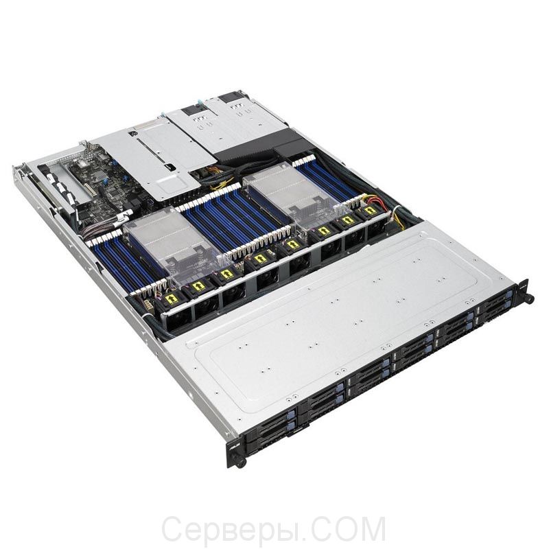 Серверная платформа Asus RS700A-E9-RS12 1U 2xSP3 12x2.5", RS700A-E9-RS12