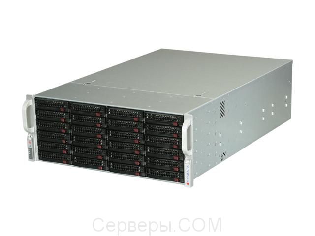 Корпус Supermicro SuperChassis 846A-R1200B Rack 1200Вт Чёрный 4U, CSE-846A-R1200B