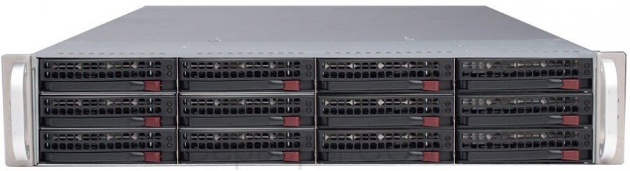 Корпус Supermicro SuperChassis 826E16-R500LPB Rack 500Вт Чёрный 2U, CSE-826E16-R500LPB