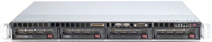 Серверная платформа Supermicro SuperServer 5017C-MTRF 1U 1xLGA 1155 4x3.5", SYS-5017C-MTRF