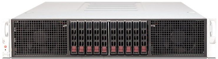 Серверная платформа Supermicro SuperServer 2027GR-TRF 2U 2xLGA 2011 10x2.5", SYS-2027GR-TRF