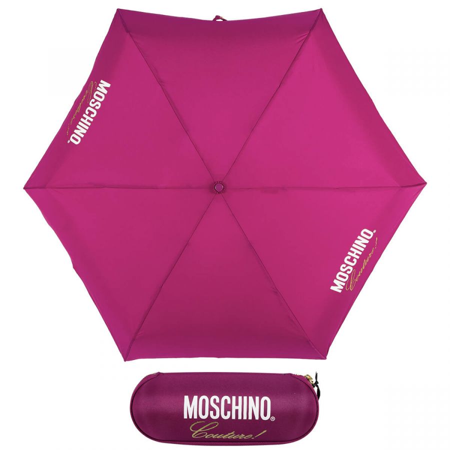 Зонт складной Moschino 8014-superminiX Couture! Bordeaux