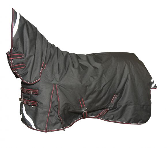 Непромокаемая попона с полной шеей "Horse Comfort" на утеплителе 300 г/м. 1200 ден. Суперкрепкая!