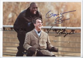 Автографы: Франсуа Клюзе, Омар Си. 1+1, (Intouchables)